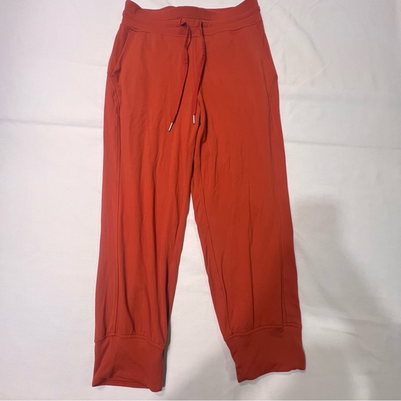 Lululemon Ready to Rulu High-Rise Cropped Jogger Size 8 Red Rock - Picture 1 of 11